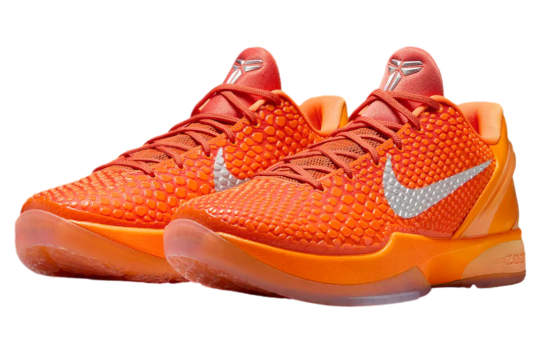 Nike Kobe 6 Protro Total Orange Total Orange / Metallic Silver - Image 2