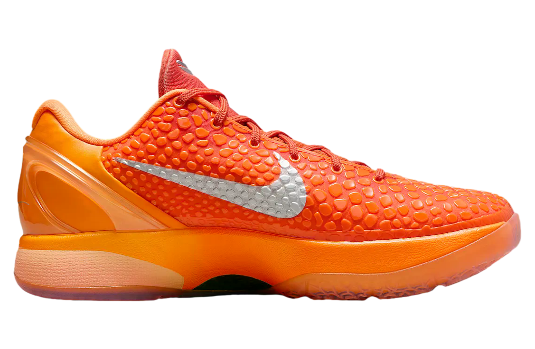 Nike Kobe 6 Protro Total Orange Total Orange / Metallic Silver - Image 3