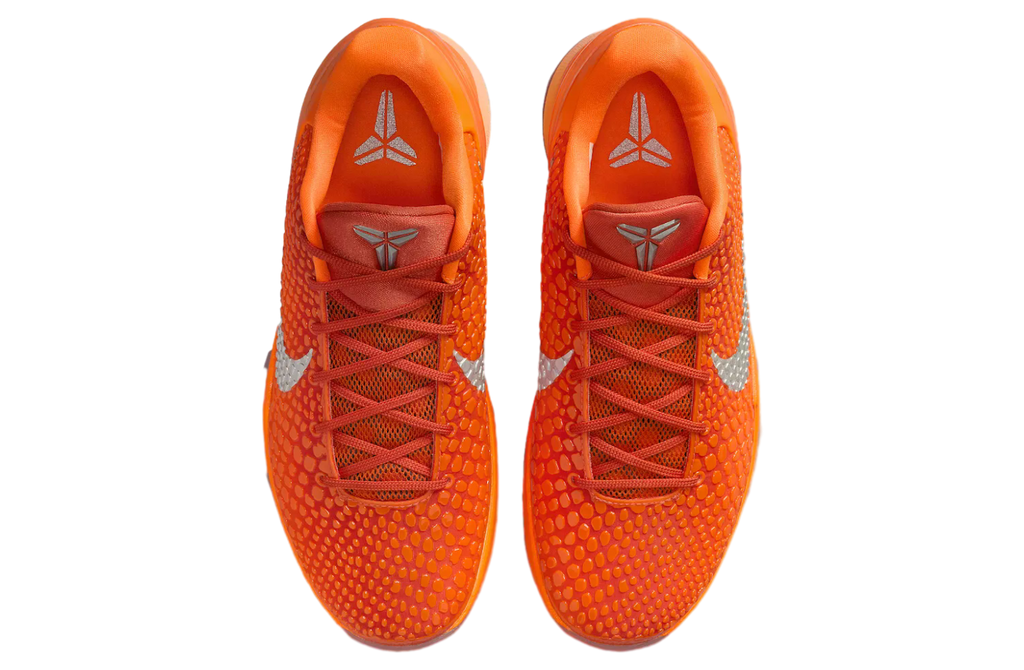 Nike Kobe 6 Protro Total Orange Total Orange / Metallic Silver - Image 4