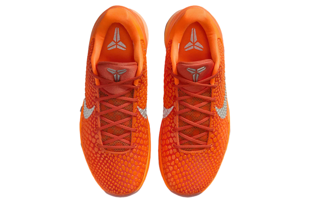 Nike Kobe 6 Protro Total Orange Total Orange / Metallic Silver - Image 4