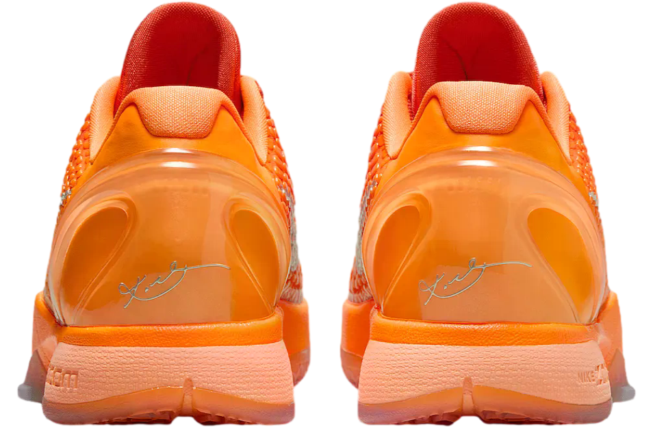 Nike Kobe 6 Protro Total Orange Total Orange / Metallic Silver - Image 5