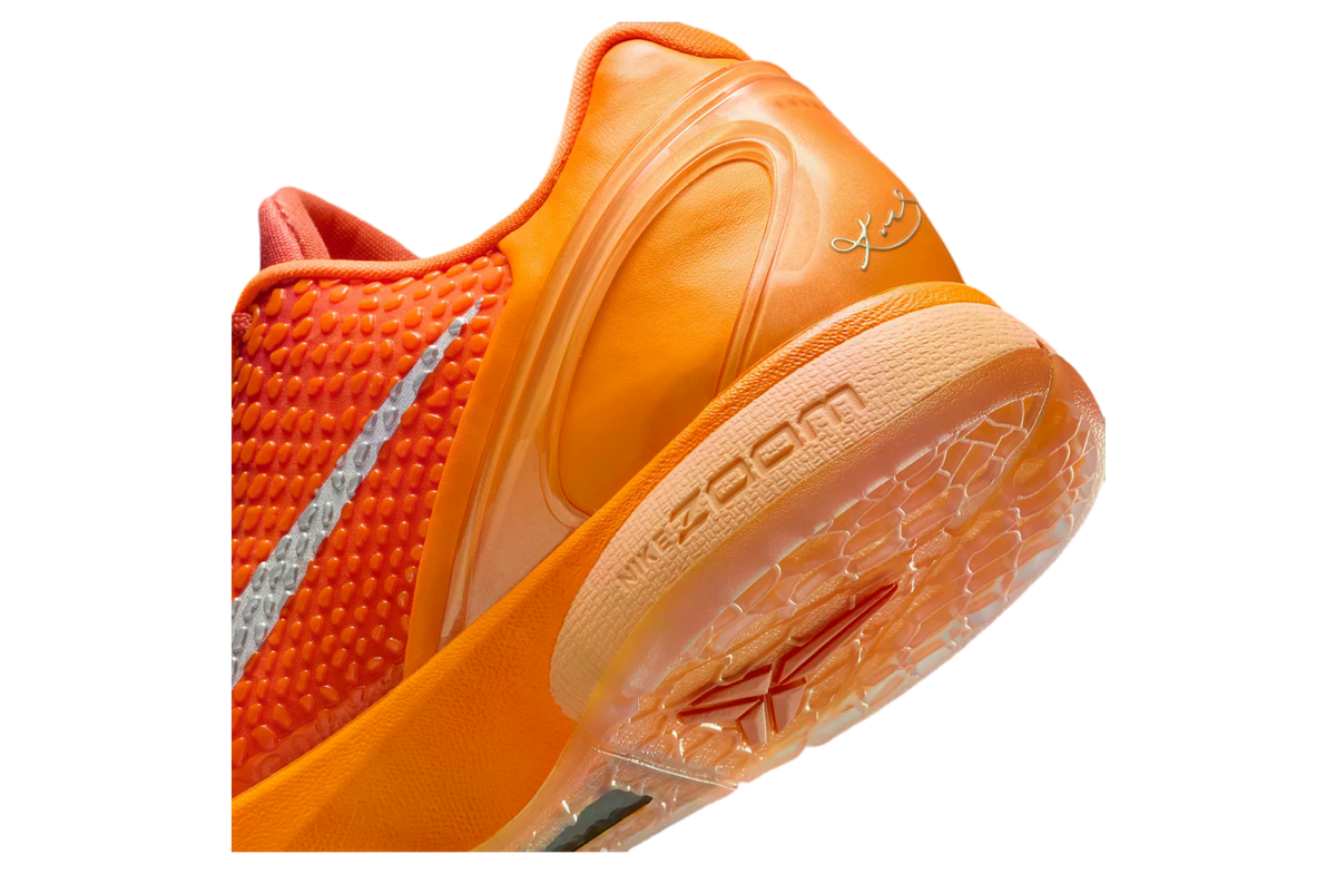 Nike Kobe 6 Protro Total Orange Total Orange / Metallic Silver - Image 8