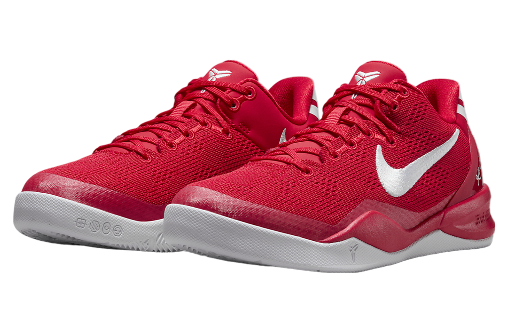 Nike Kobe 8 GS University Red / White - Image 5