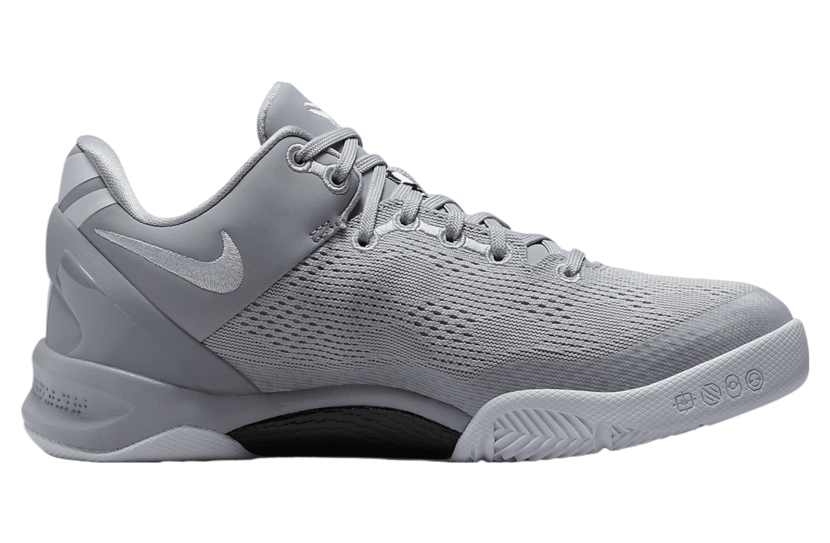 Nike Kobe 8 GS Wolf Grey / White - Image 3