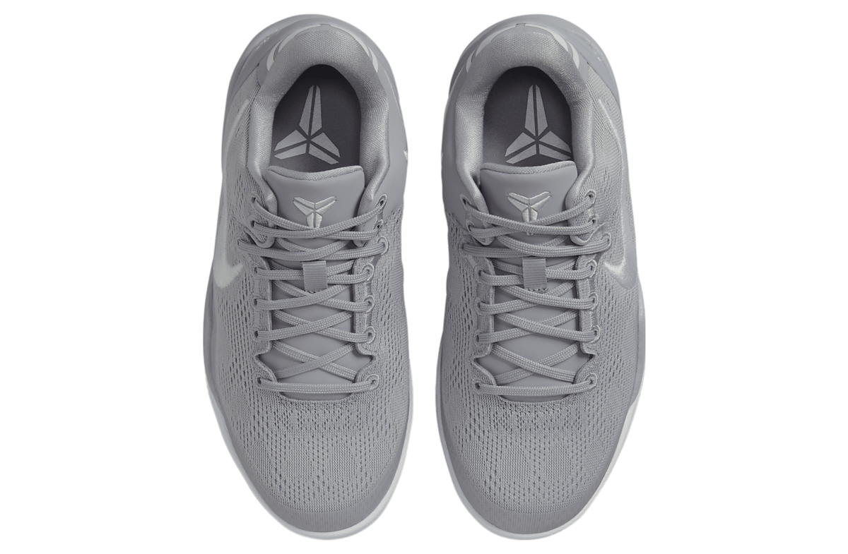 Nike Kobe 8 GS Wolf Grey / White - Image 4