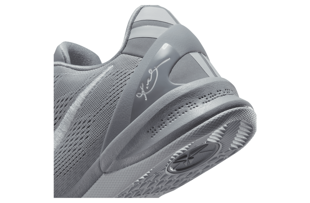 Nike Kobe 8 GS Wolf Grey / White - Image 8