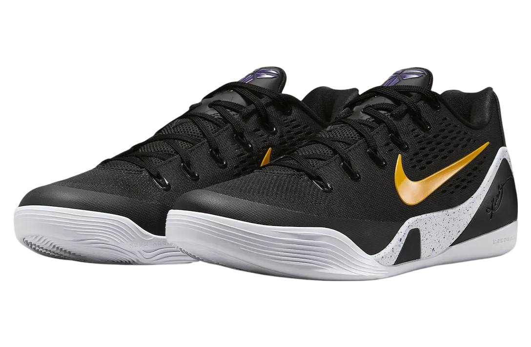 Nike Kobe 9 Elite Low Protro Black / University Gold - Image 2