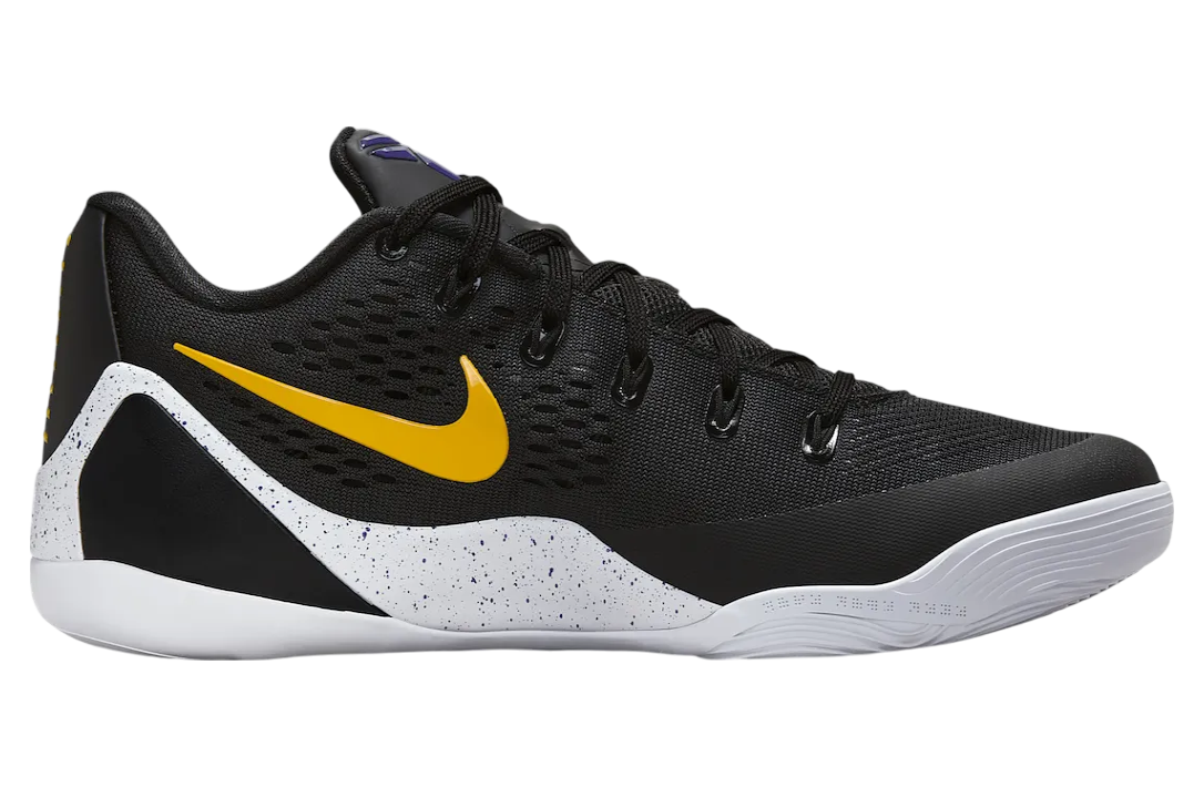 Nike Kobe 9 Elite Low Protro Black / University Gold - Image 3