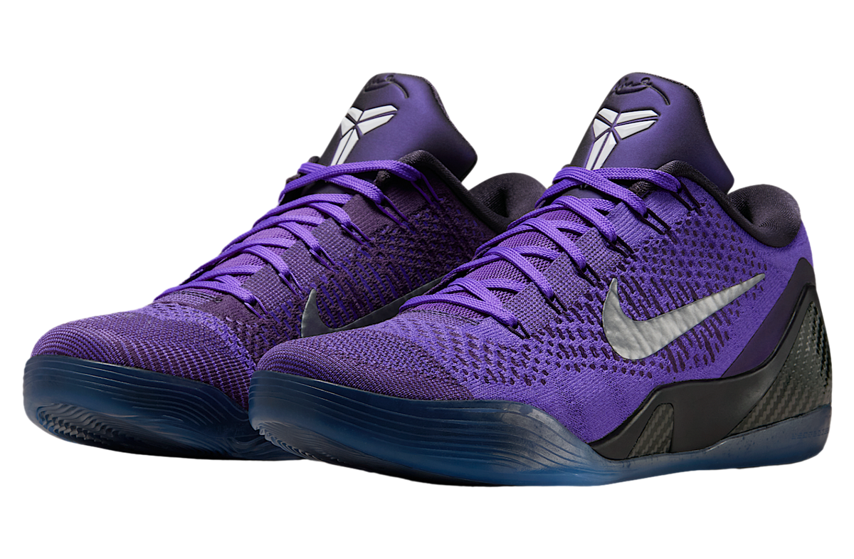 Nike Kobe 9 Elite Low Protro Moonwalker Hyper Grape / White - Image 5