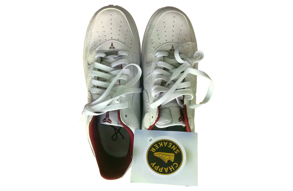 Nike Kobe Air Force 1 Low White / Team Red - Image 2