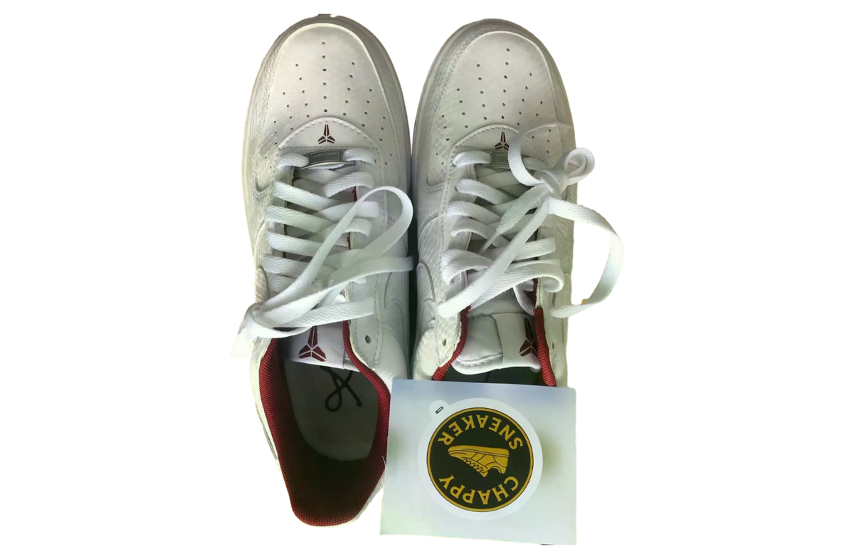 Nike Kobe Air Force 1 Low White / Team Red - Image 2