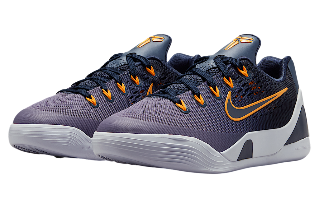 Nike Kobe IX Low EM GS Thunder Blue / Laser Orange - Image 5