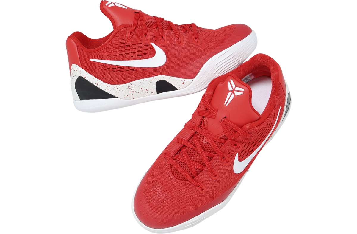 Nike Kobe IX Low EM GS University Red / White - Image 6