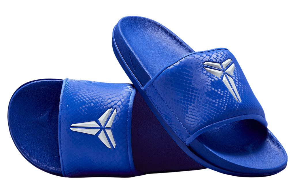 Nike Kobe Offcourt Slides Hyper Royal / White - Image 2