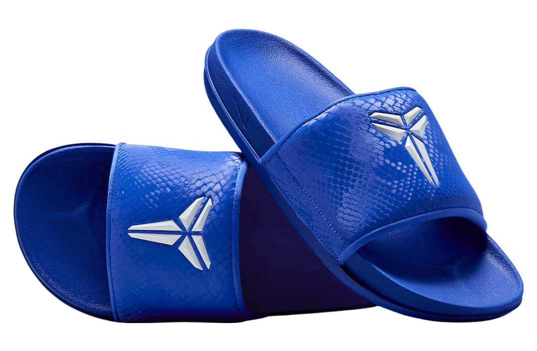 Nike Kobe Offcourt Slides Hyper Royal / White - Image 2