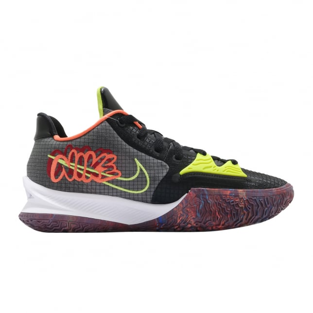 Nike Kyrie Low 4 Black Turf Orange - Image 2