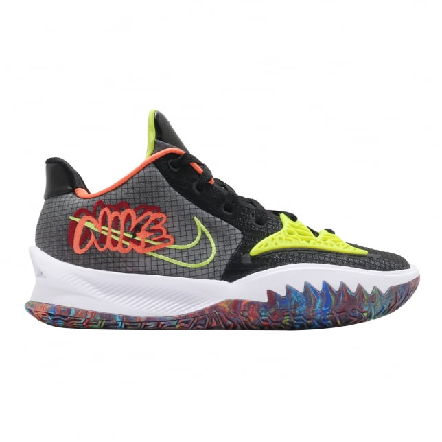 Nike Kyrie Low 4 Black Turf Orange - Image 5