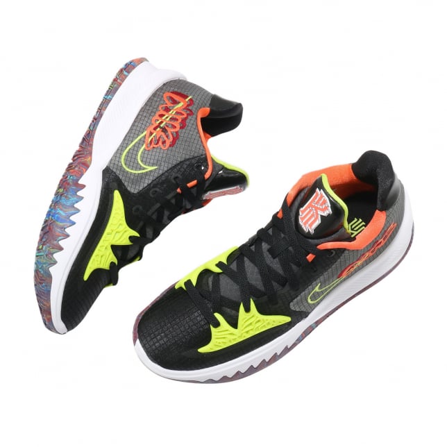 Nike Kyrie Low 4 Black Turf Orange - Image 7