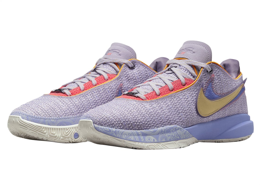 Nike LeBron 20 Violet Frost - Image 2