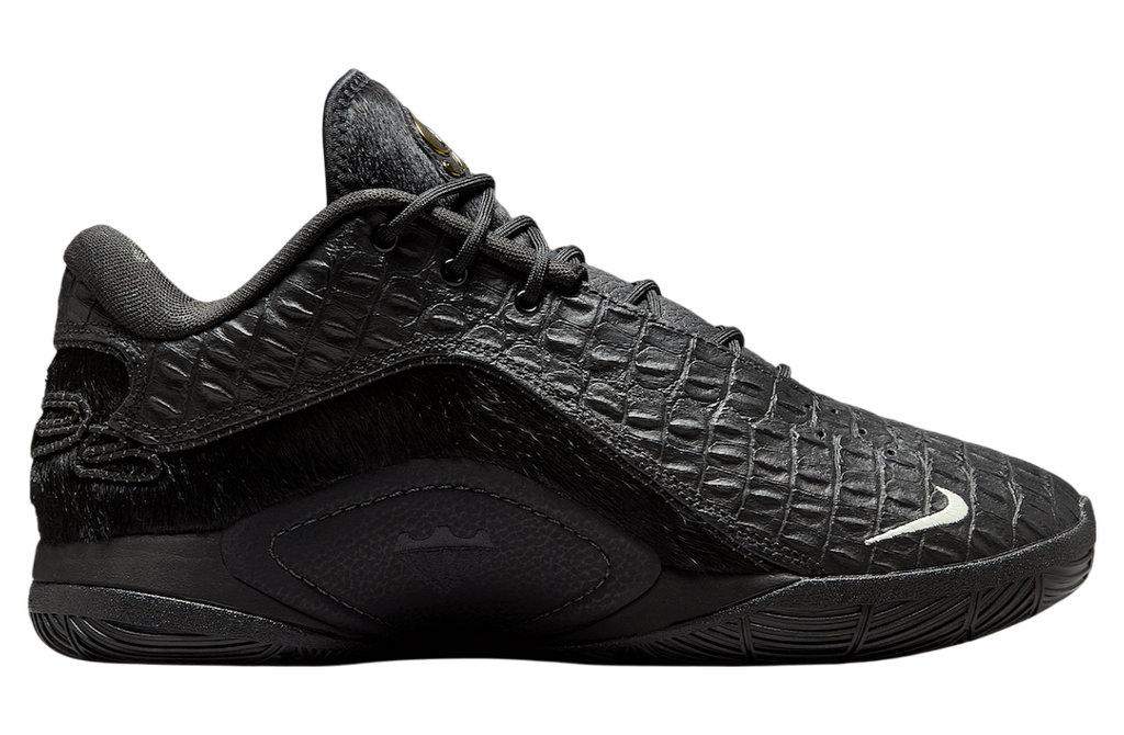 Nike Lebron 22 Black Label Black / Metallic Gold - Image 3