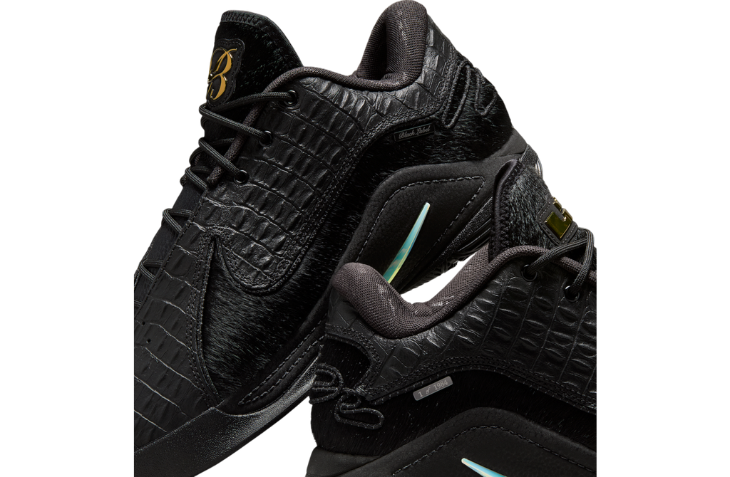 Nike Lebron 22 Black Label Black / Metallic Gold - Image 9