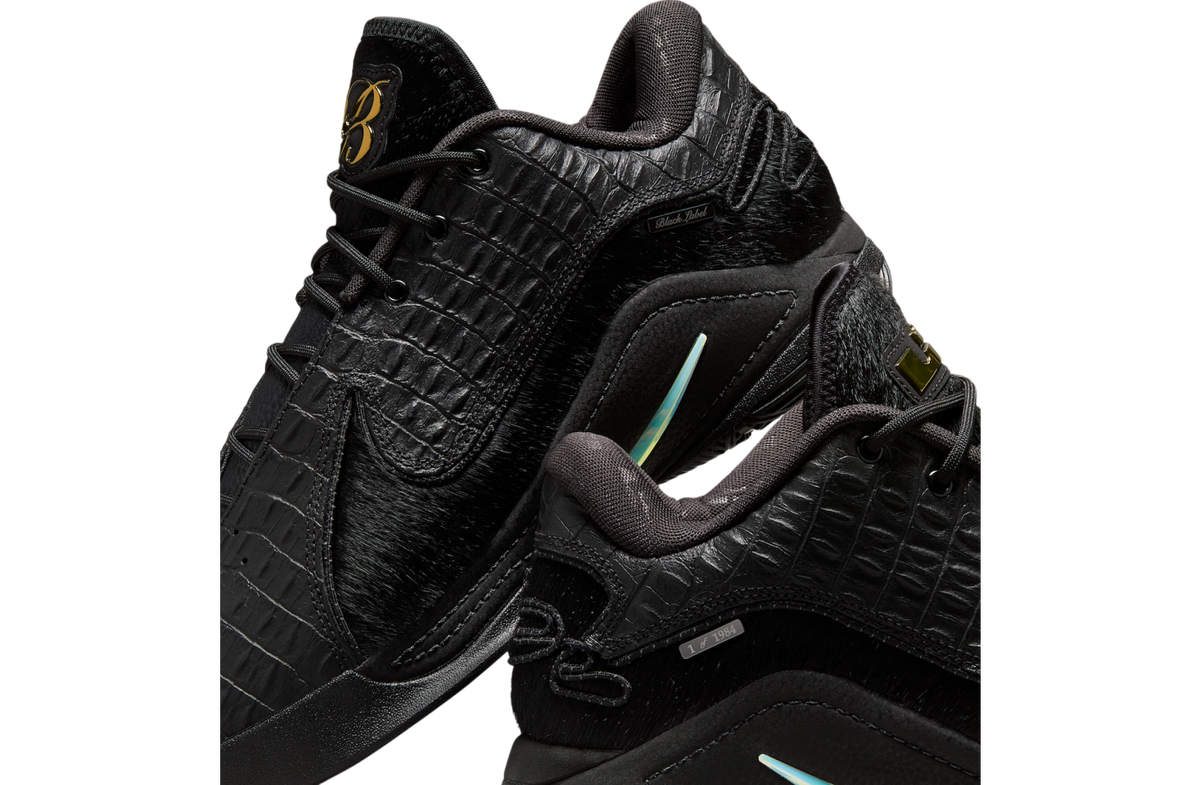 Nike Lebron 22 Black Label Black / Metallic Gold - Image 9