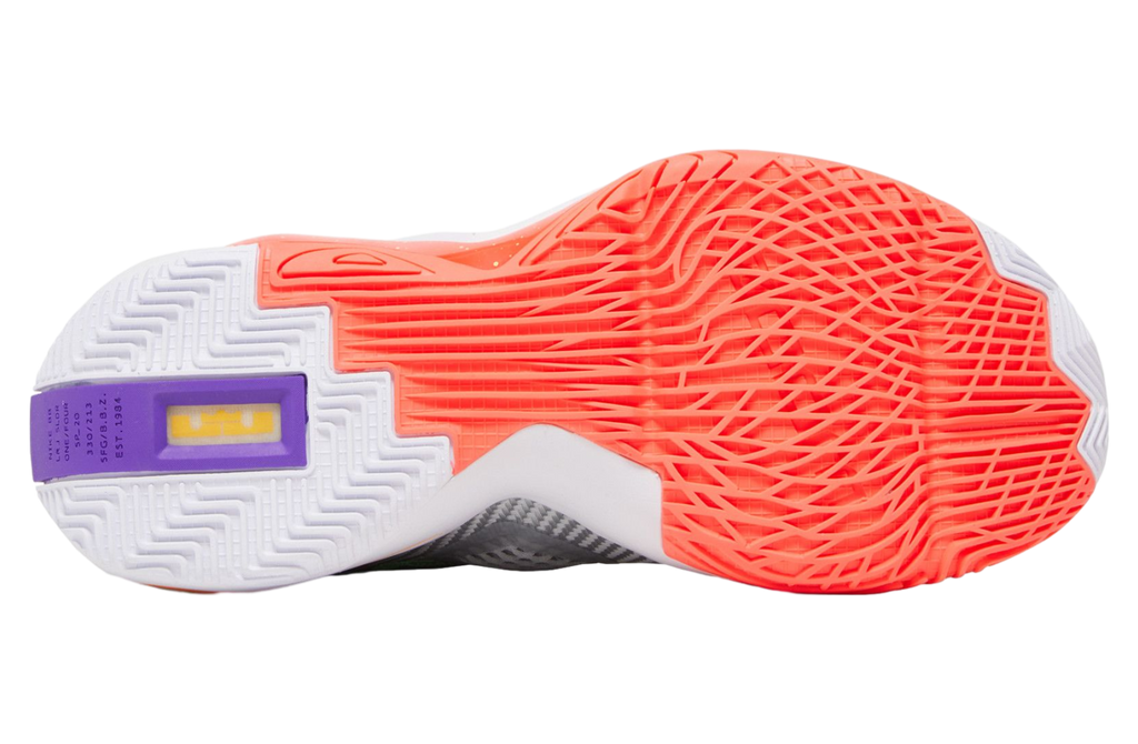 Nike Lebron Soldier 14 Hare Metallic Silver / Bright Citrus - Image 3