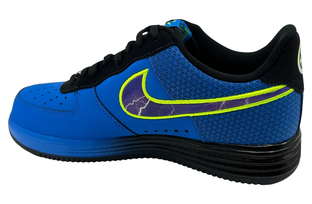 Nike Lunar Force 1 Leather Photo Blue / Black / Court Purple - Image 3