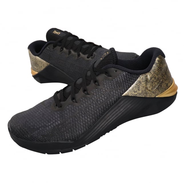 Nike Metcon 5 X Black Metallic Gold - Image 6