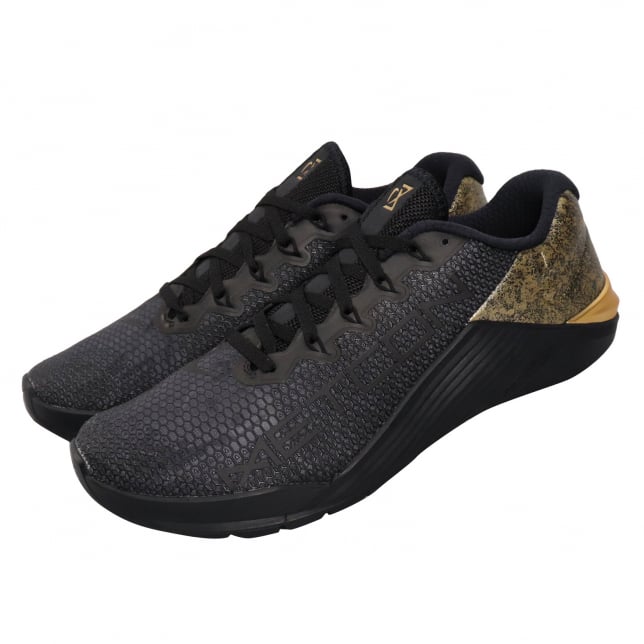 Nike Metcon 5 X Black Metallic Gold - Image 8