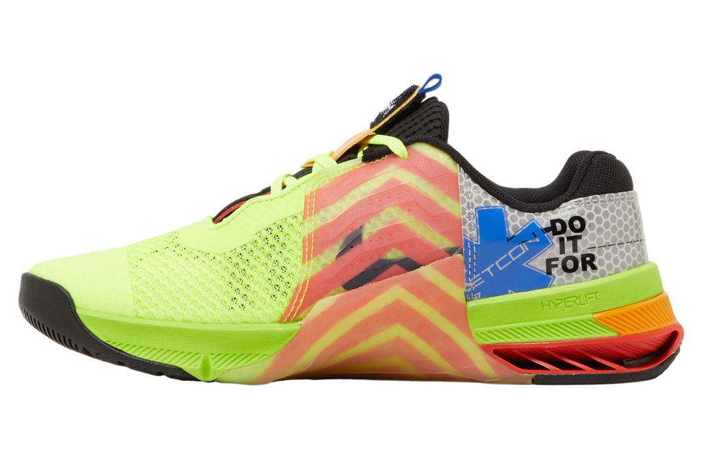 Nike Metcon 7 Amp Volt Bright Spruce Checkered - Image 2