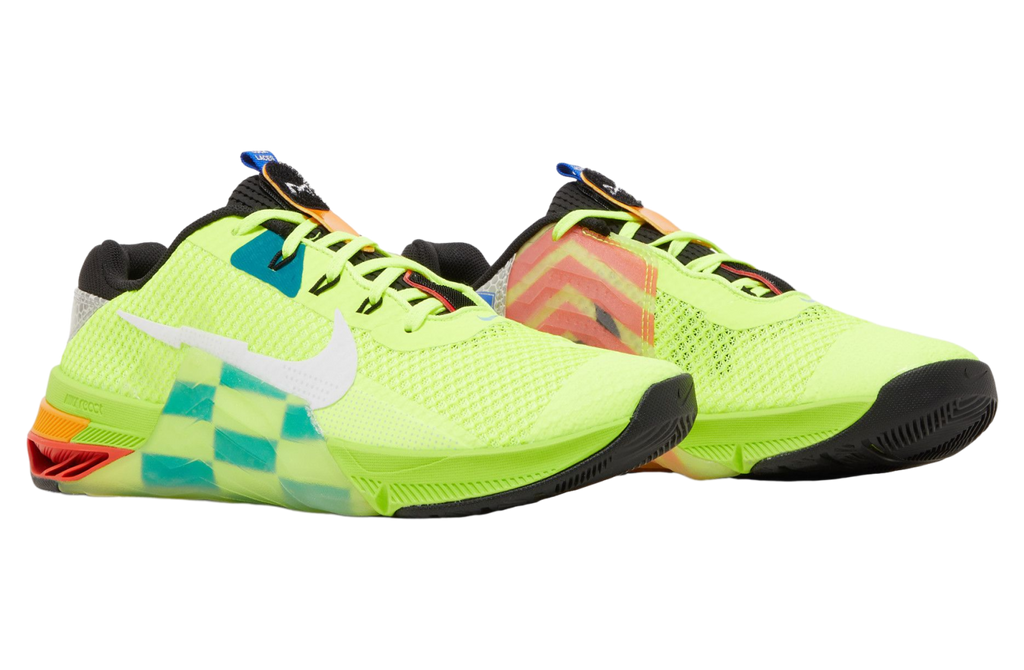 Nike Metcon 7 Amp Volt Bright Spruce Checkered - Image 5