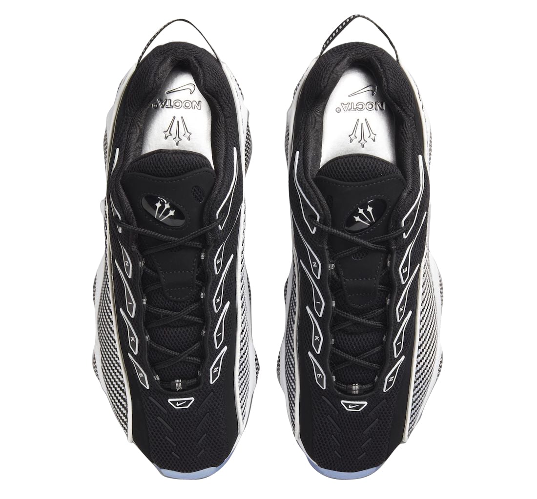 Nike NOCTA Glide Black White - Image 4