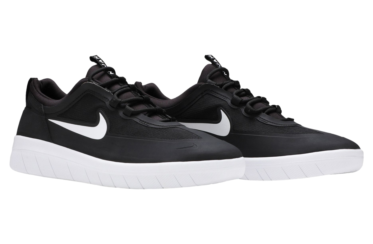 Nike Nyjah Free 2 SB Black White - Image 5