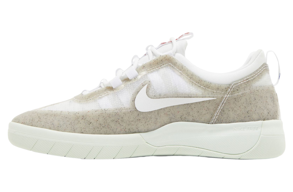 Nike Nyjah Free 2 SB White / Barely Green - Image 2