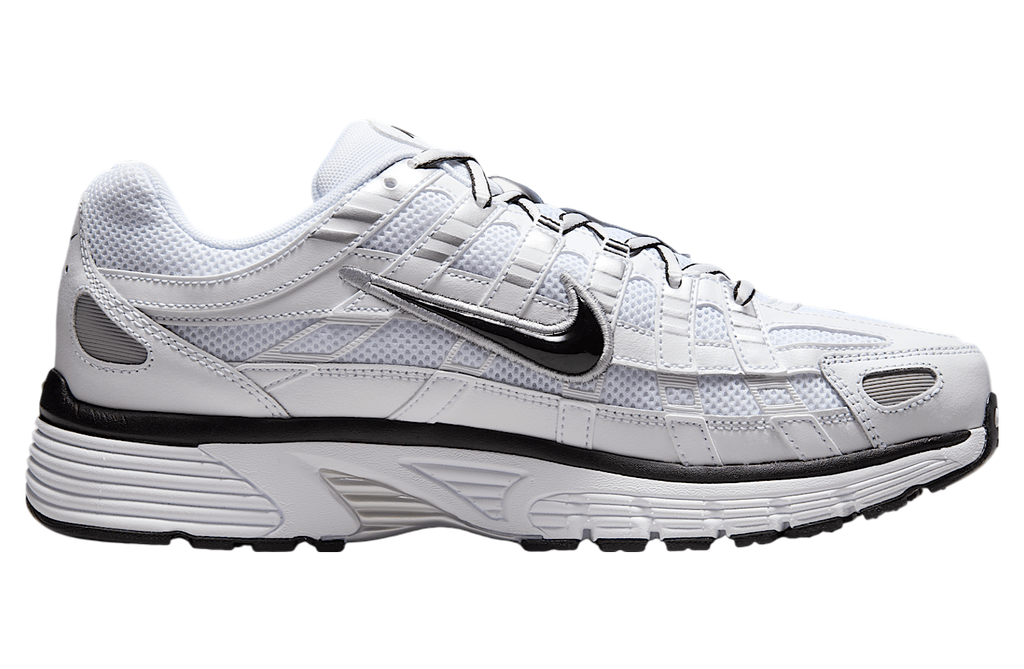 Nike P-6000 White / Metallic Silver / Black - Image 3