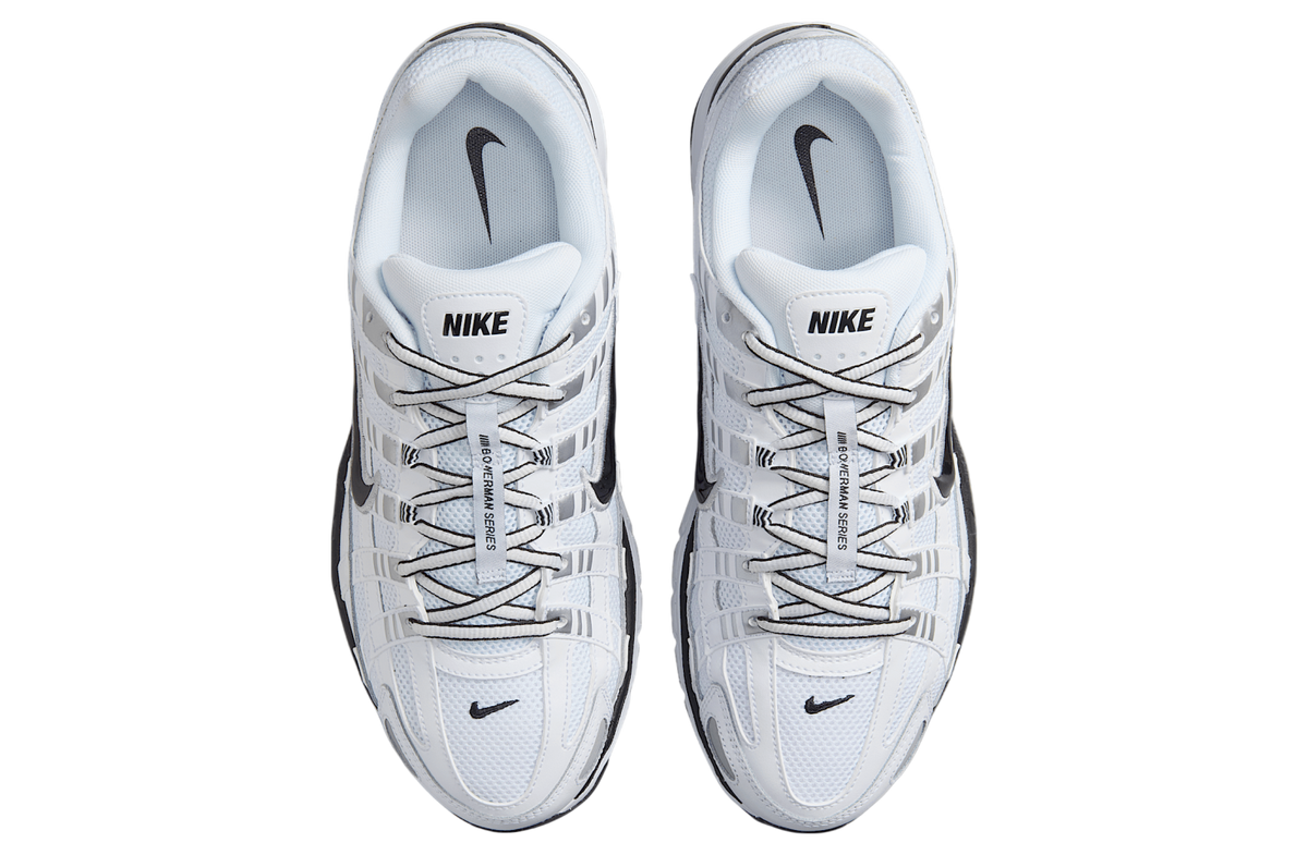 Nike P-6000 White / Metallic Silver / Black - Image 4