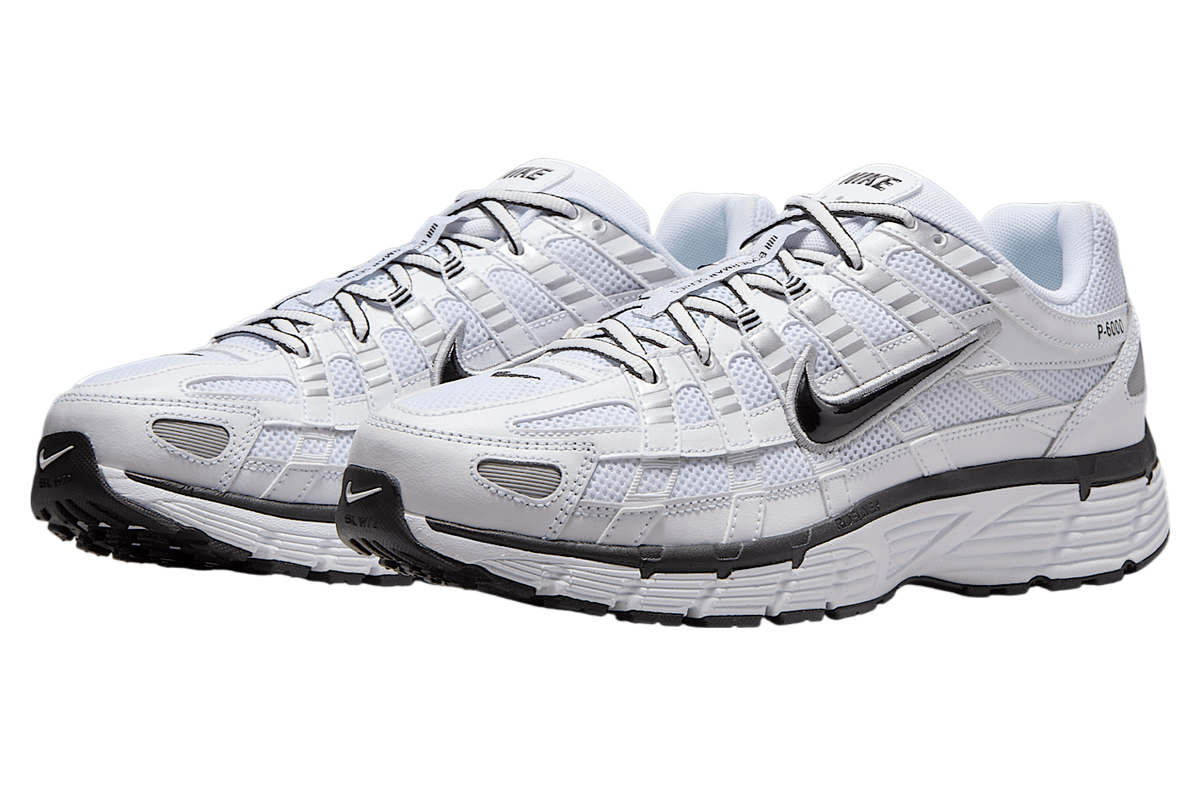 Nike P-6000 White / Metallic Silver / Black - Image 5