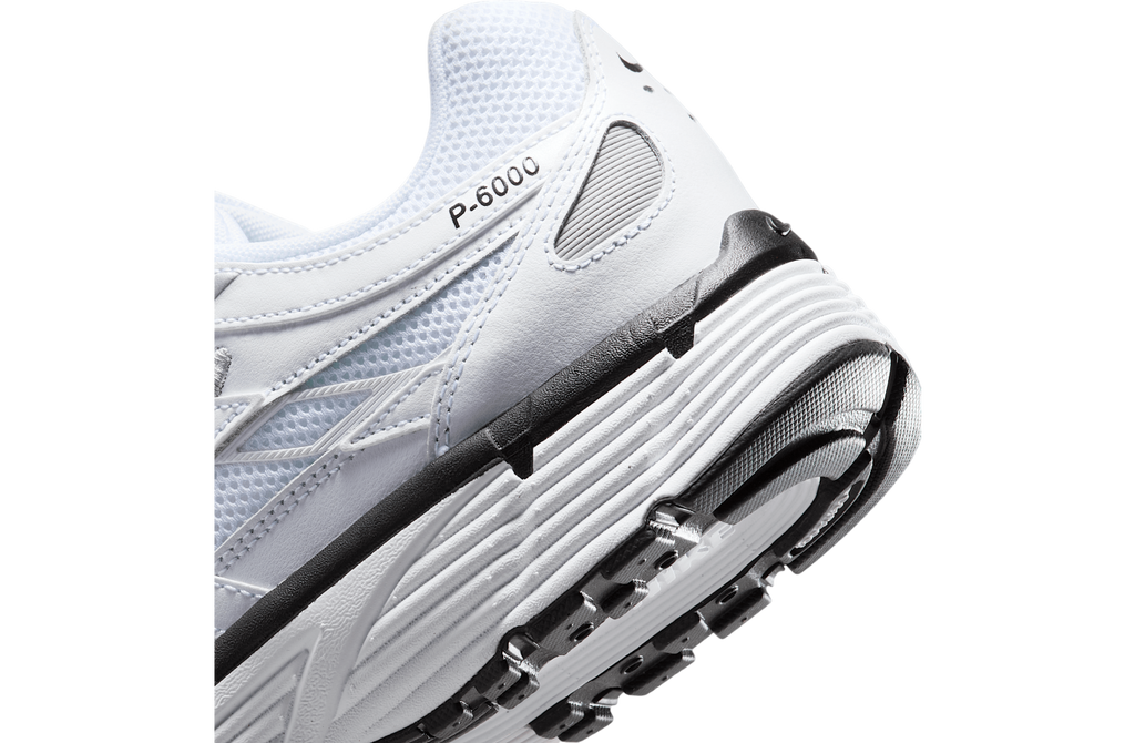 Nike P-6000 White / Metallic Silver / Black - Image 8
