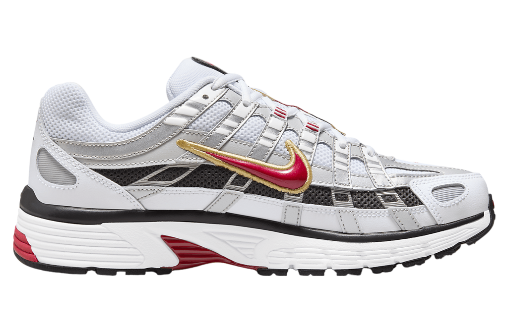 Nike P-6000 White / Varsity Red - Image 3