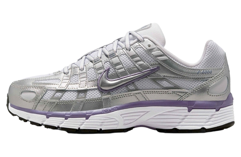 Nike P-6000 WMNS Metallic Silver / White - Image 2