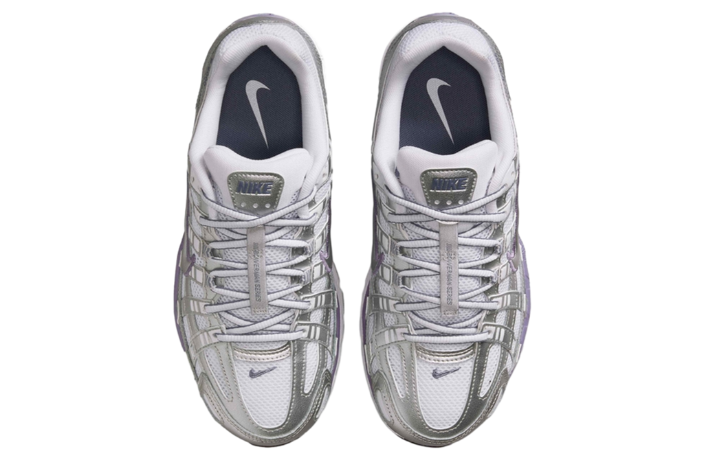 Nike P-6000 WMNS Metallic Silver / White - Image 5