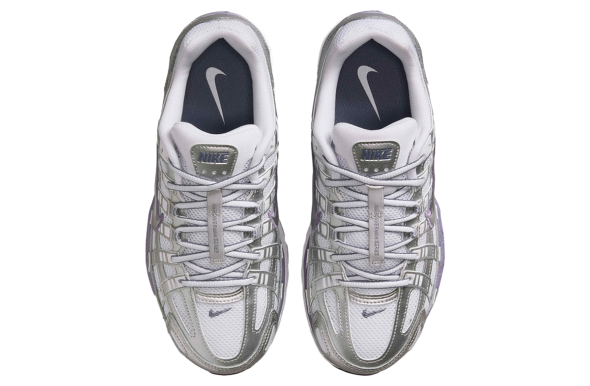 Nike P-6000 WMNS Metallic Silver / White - Image 5