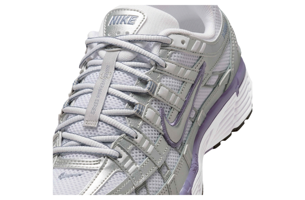 Nike P-6000 WMNS Metallic Silver / White - Image 6