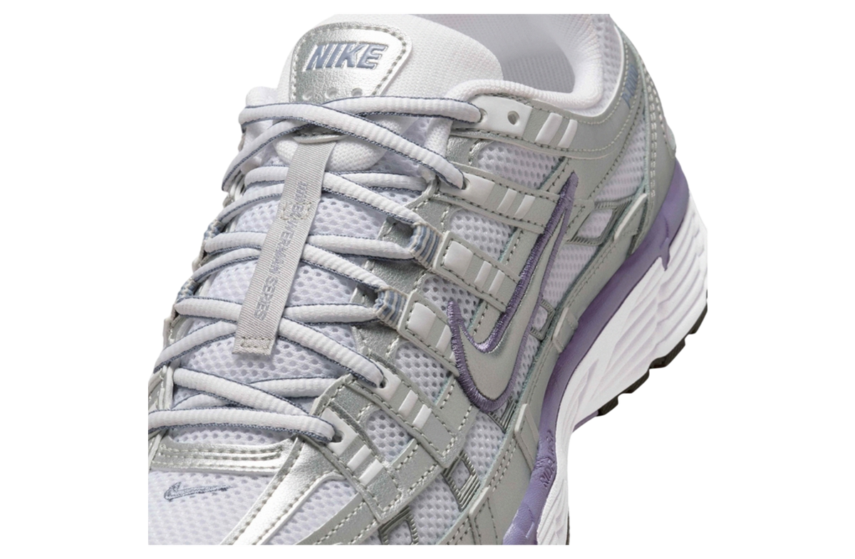 Nike P-6000 WMNS Metallic Silver / White - Image 6