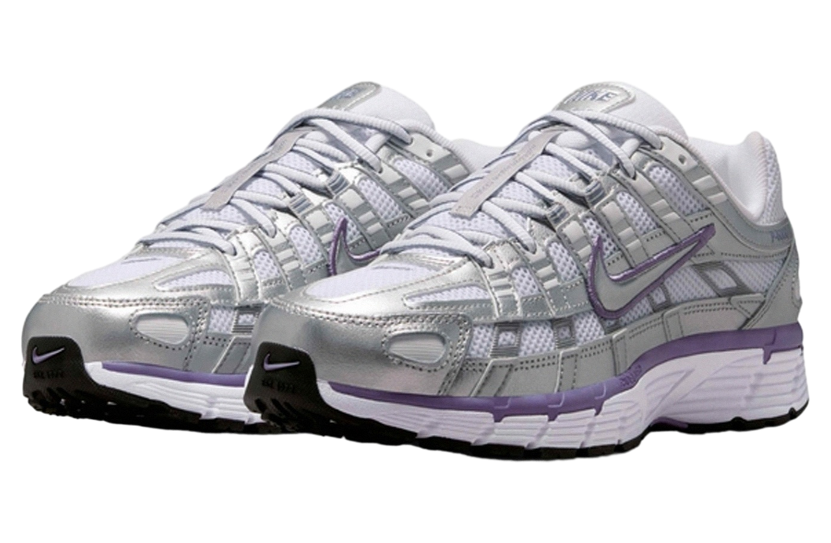 Nike P-6000 WMNS Metallic Silver / White - Image 8