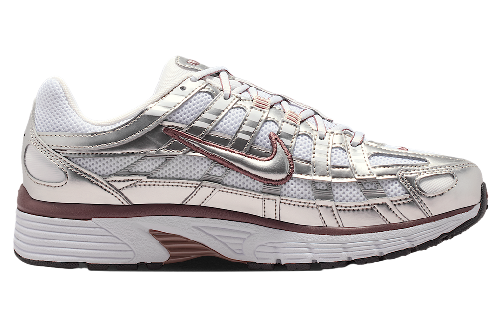 Nike P-6000 WMNS White / Metallic Silver / Tattoo - Image 3