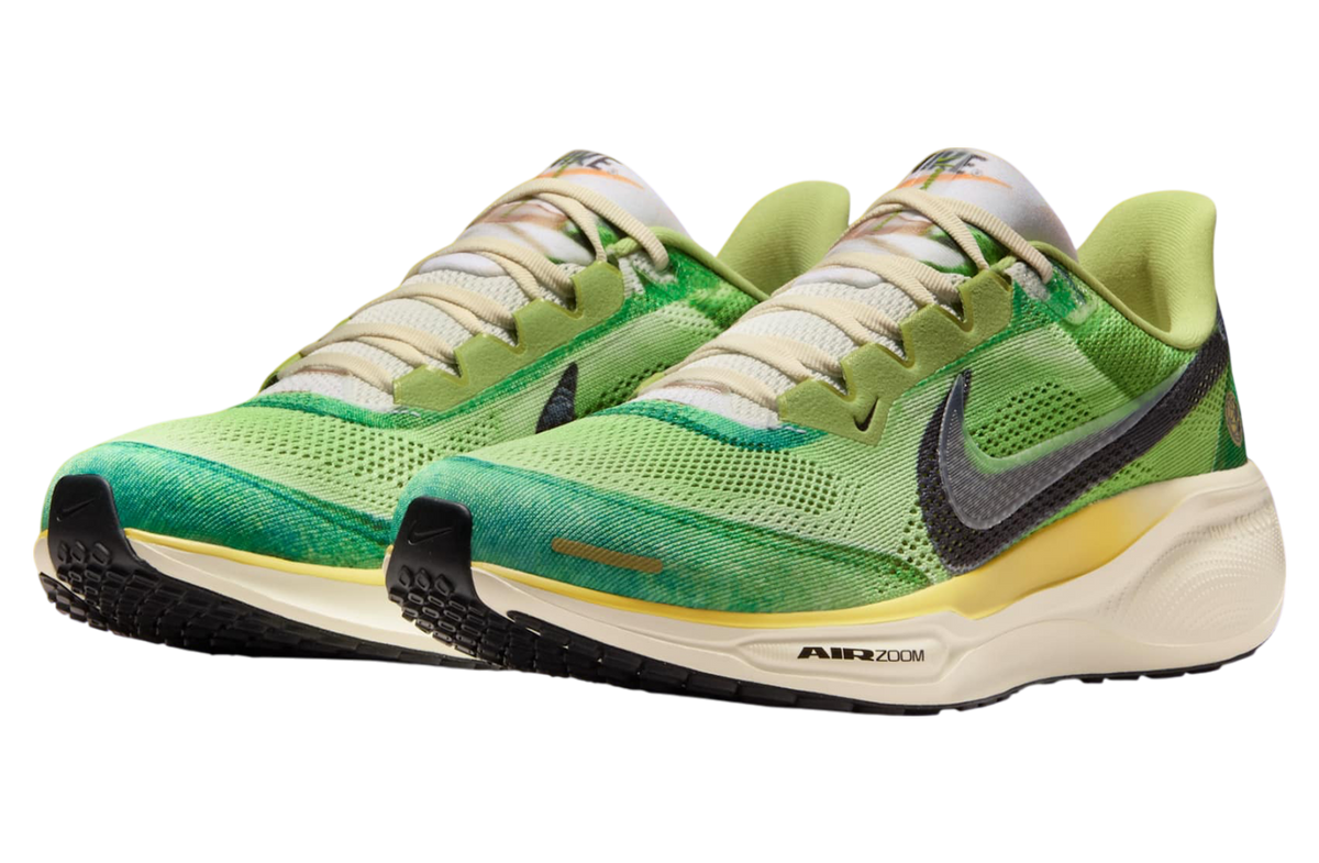 Nike Pegasus 41 Vivid Green / Dark Apple - Image 2