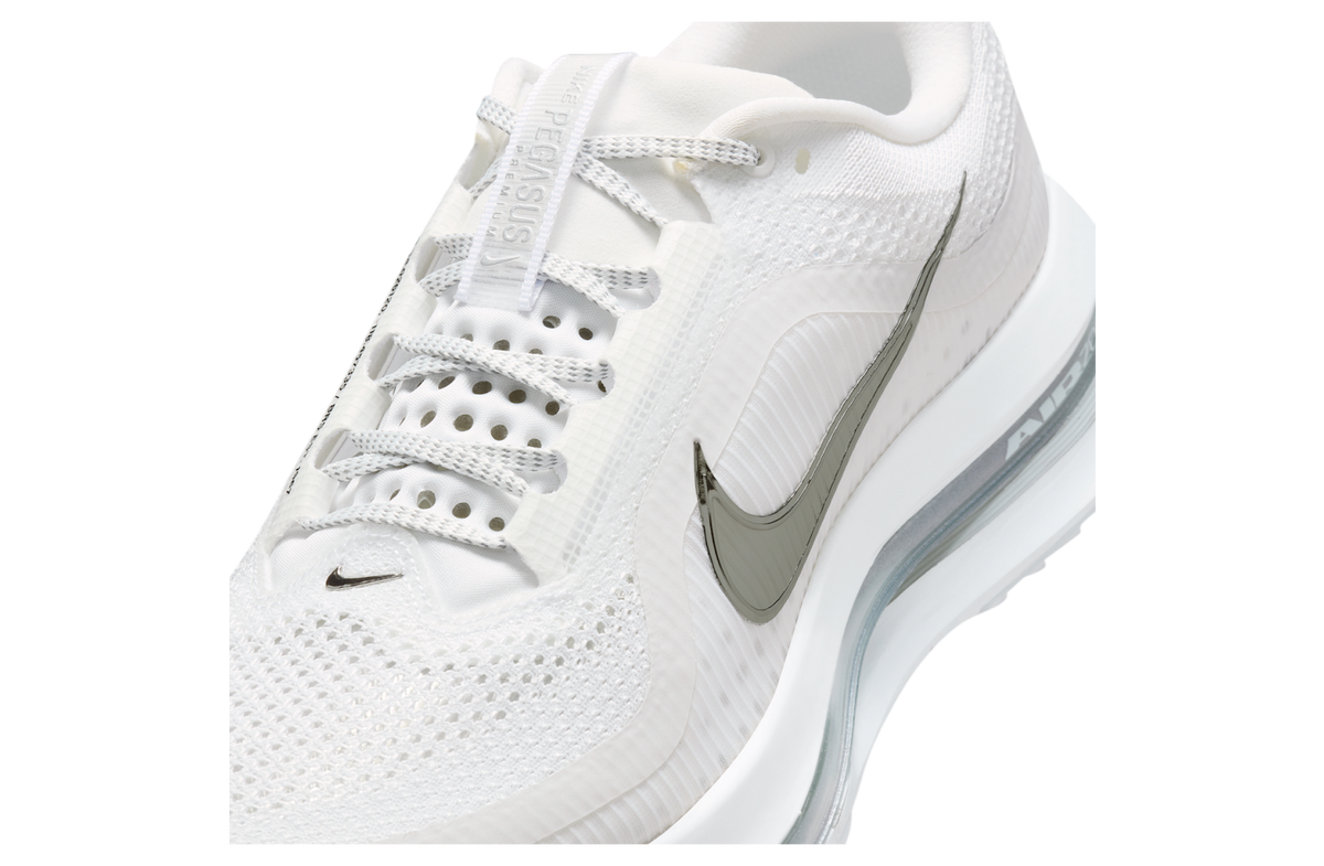 Nike Pegasus Premium White / Metallic Silver - Image 7