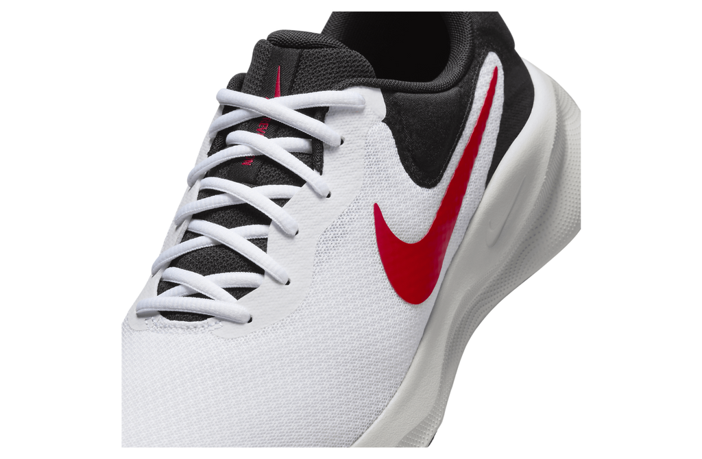 Nike Revolution 7 White / Fire Red - Image 7